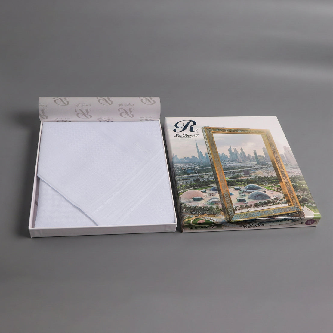 My Respect White Shemagh – R2 Signature