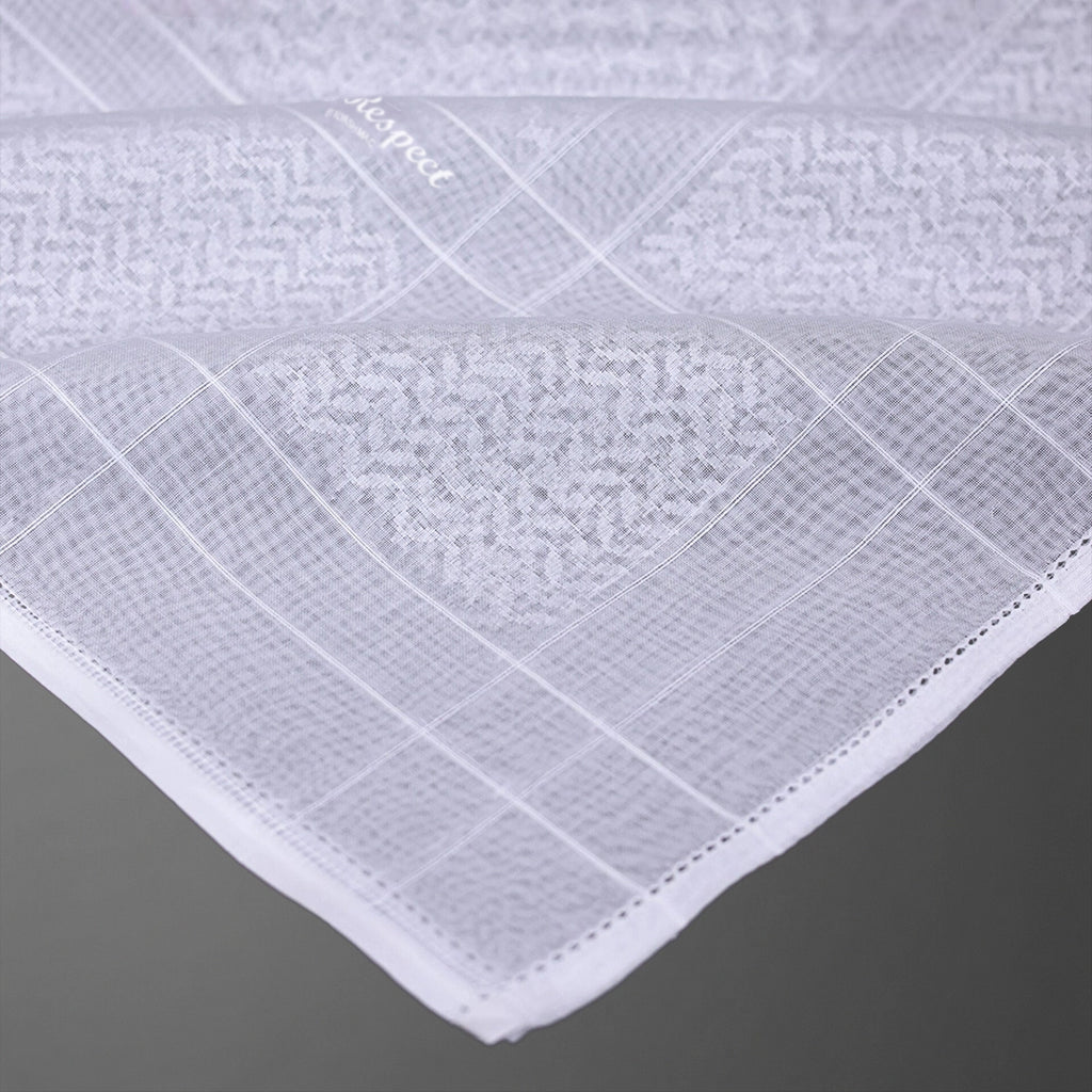 VIP White Cotton Shemagh – R4 Classic